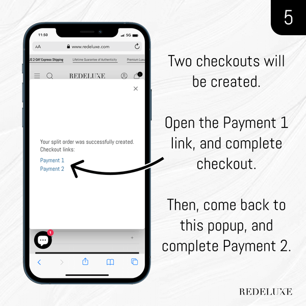 Tutorial Split Payment Step 5