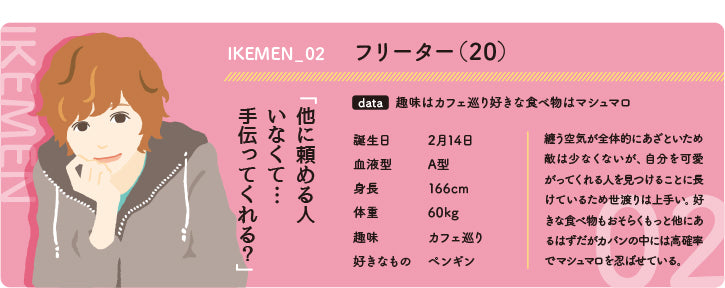 イケメン02 フリーター(20)
