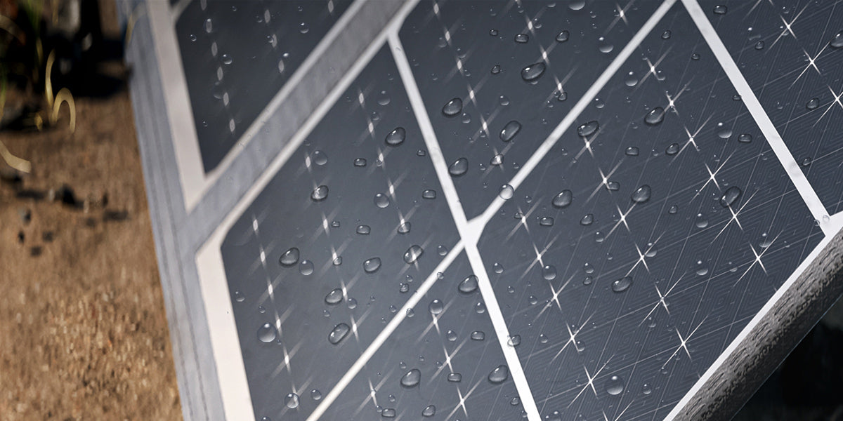 IP65 Waterproof Rating, Aferiy 65-Watt Mini Solar Panels Have Great Waterproof Performances.