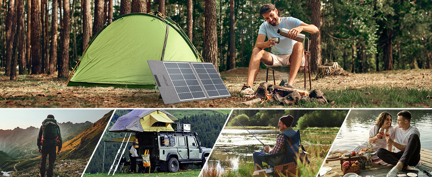 Aferiy Solar Mini Panels Are Perfect For Outdoor Activities, Camping, And Travel.
