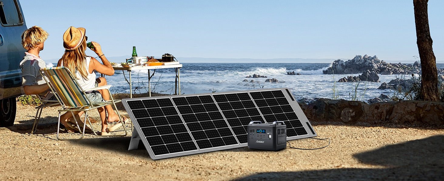 AFERIY ‎AF-S200 200W Portable Solar Panel, Safety, Energy Saving, Green, Environmental Protection
