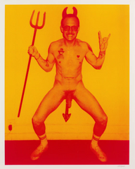 Terry Richardson Untitled Devil Self Portrait Silkscreen Print 2004 SignedNumbered