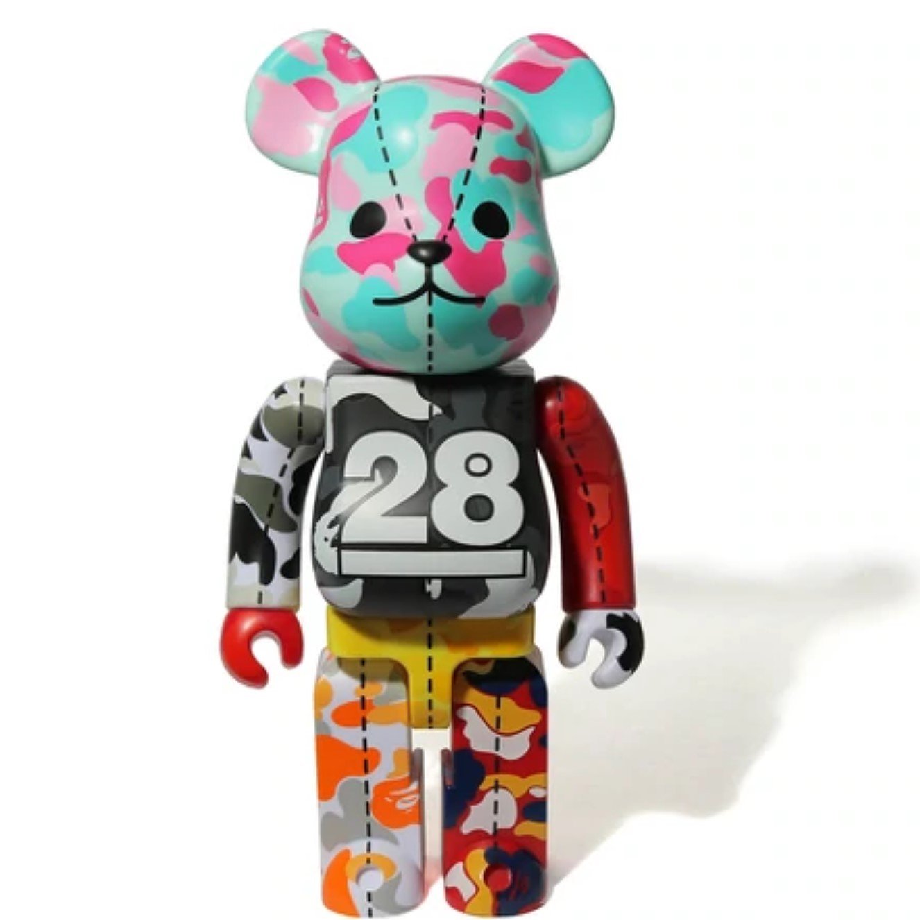 A Bathing Ape 28th Anniversary 400% Pink Be@rbrick x Bape- A