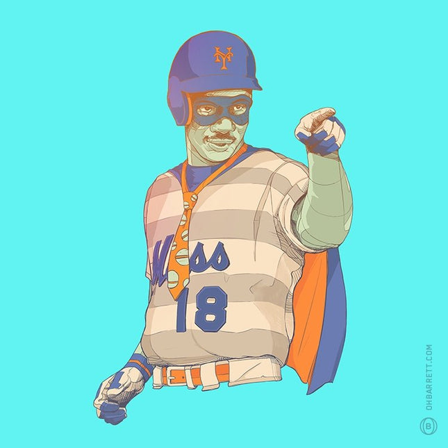 Baseball Jerks John Kruk Giclee Print by Oliver Barrett – Sprayed