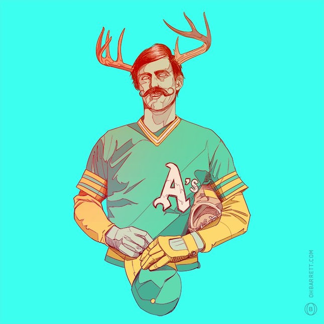 Baseball Jerks John Kruk Giclee Print by Oliver Barrett – Sprayed