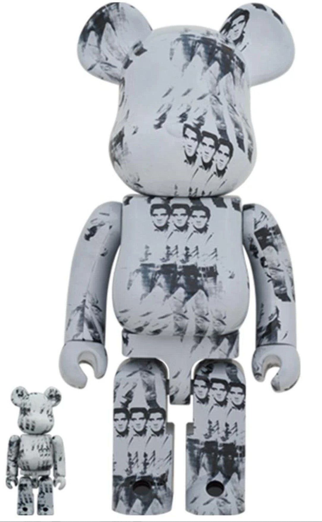 Larry Bird 100% & 400% Be@rbrick – Sprayed Paint Art Collection