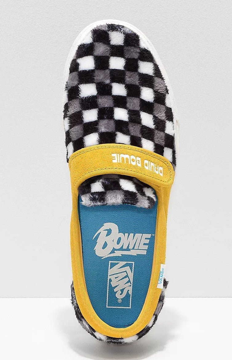 x David Bowie 47 V Hunky Dory- Talla Zapato&gt; Rare Skateboard Sneaker – Sprayed Paint Art Collection
