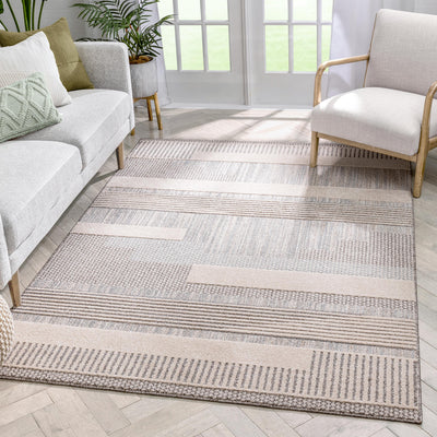 Donna Tribal Geometric Abstract Beige Distressed High-Low Rug MG-212 – Well  Woven