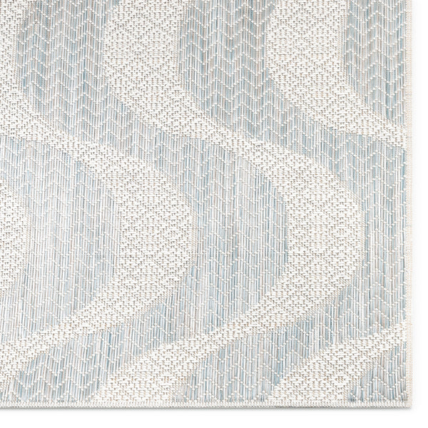 Alvito Modern Abstract Blue Flatweave Rug By Chill Rugs | Well Woven