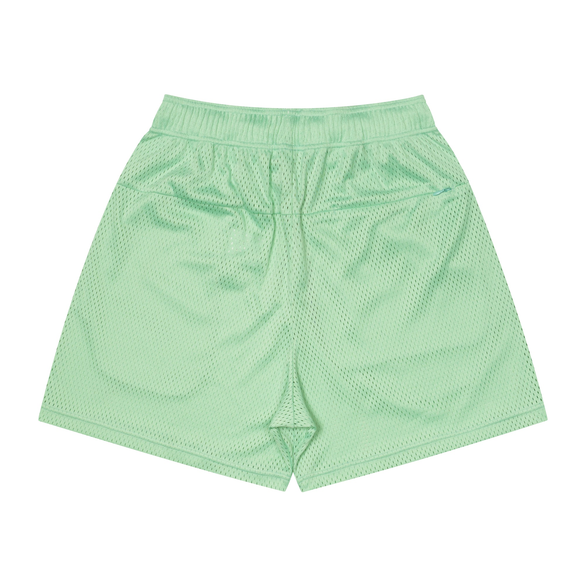 Tides Pattern Mesh Zip Shorts (sage)