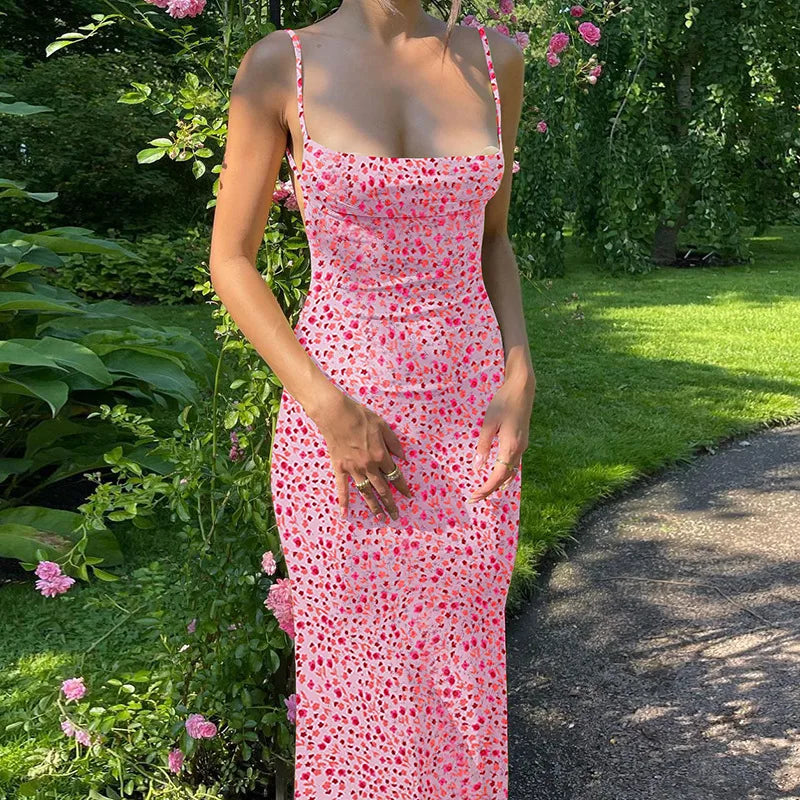 Women€™s Floral Print Slimming Dress - Image 8