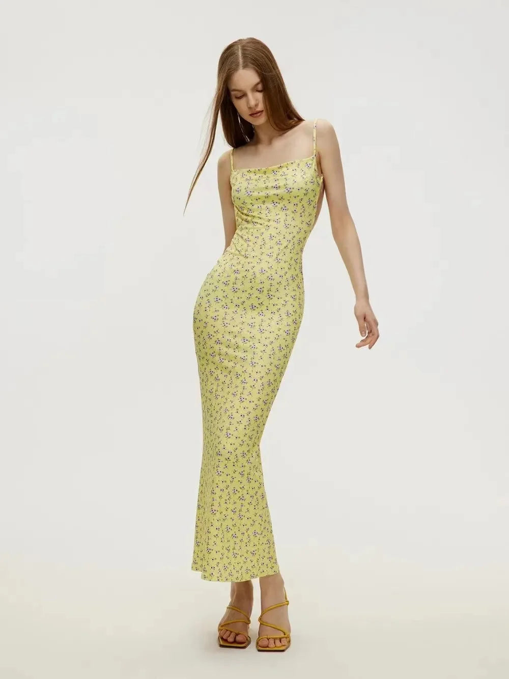 Women€™s Floral Print Slimming Dress - Image 6