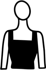 Square neckline