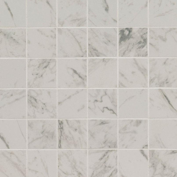 Pietra Carrara 2x2 Square Matte Porcelain Mosaic — Solidshape Technologies Inc