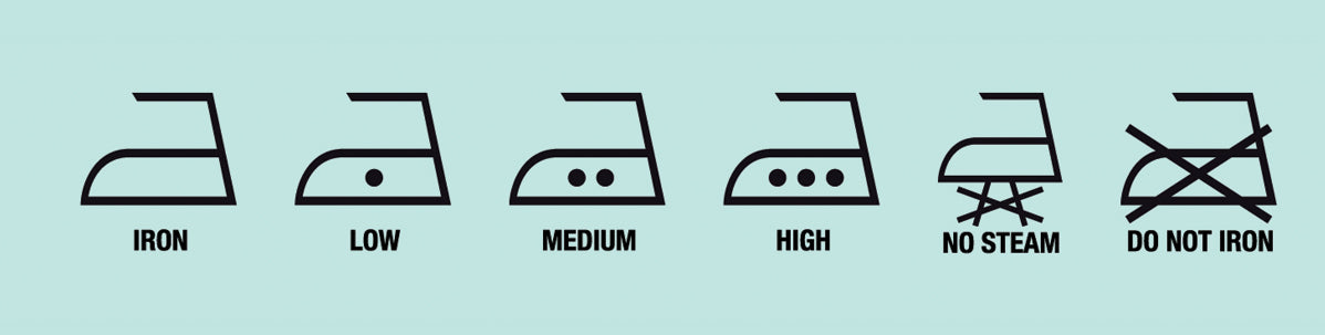 Laundry Symbols Explained - Ironing Symbols