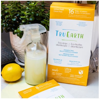 Tru Earths Eco-Friendly Laundry Detergent strips