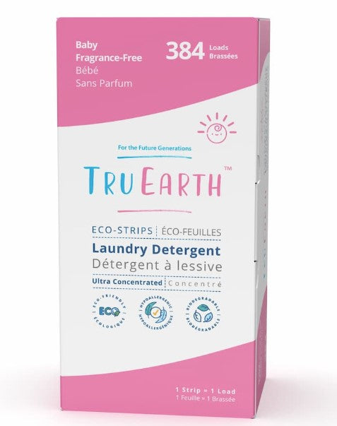 Tru Earth's eco-strips laundry detergent