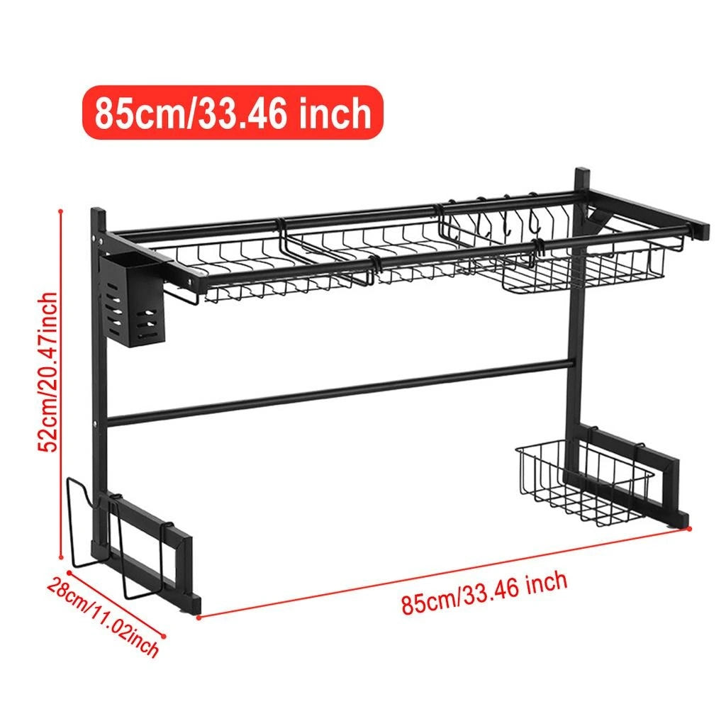 Sink rack full view dimensions