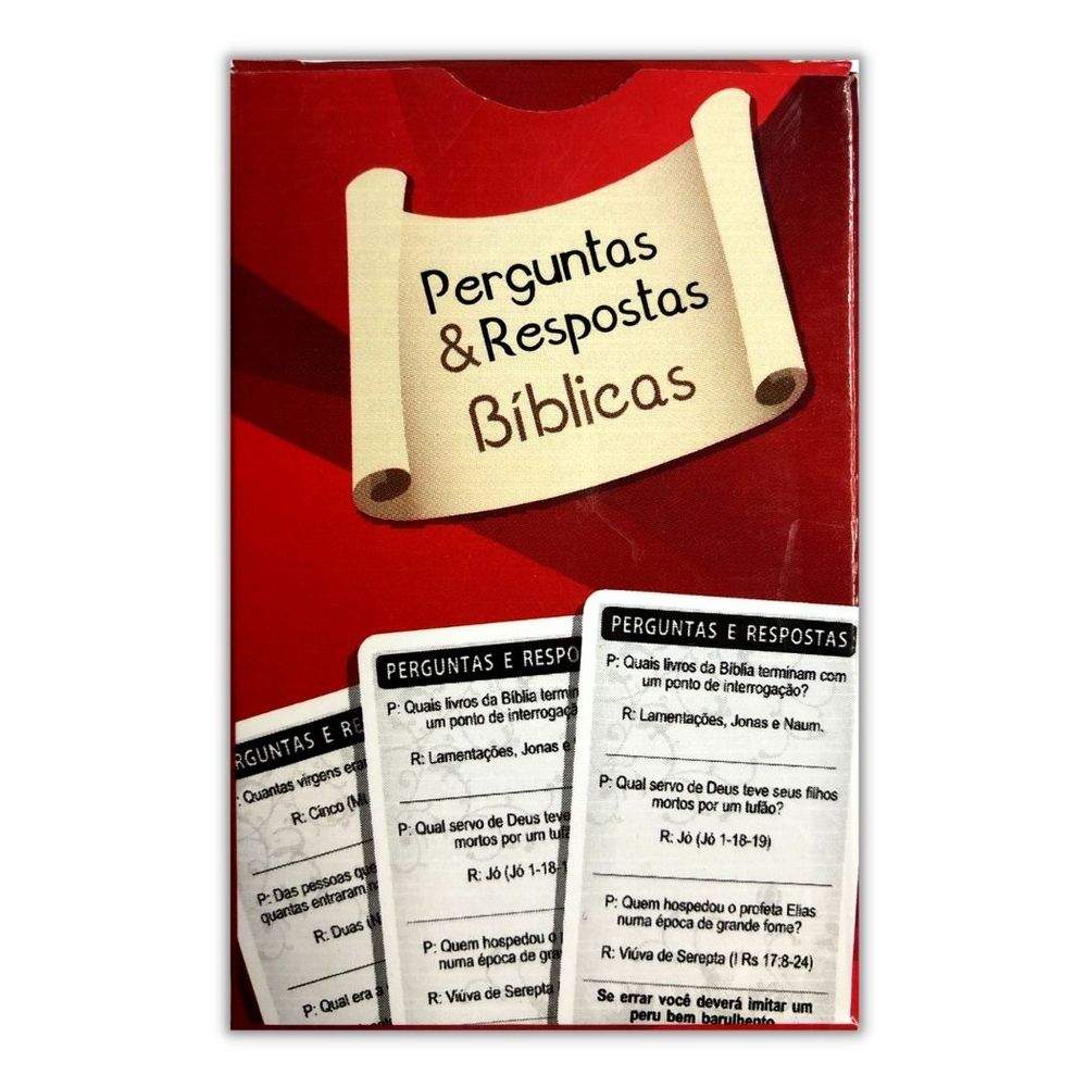  Jogo de Cartas Perguntas e Respostas Biblicas - Revista + Jogo  de Cartas: 9788567002347: Various: ספרים