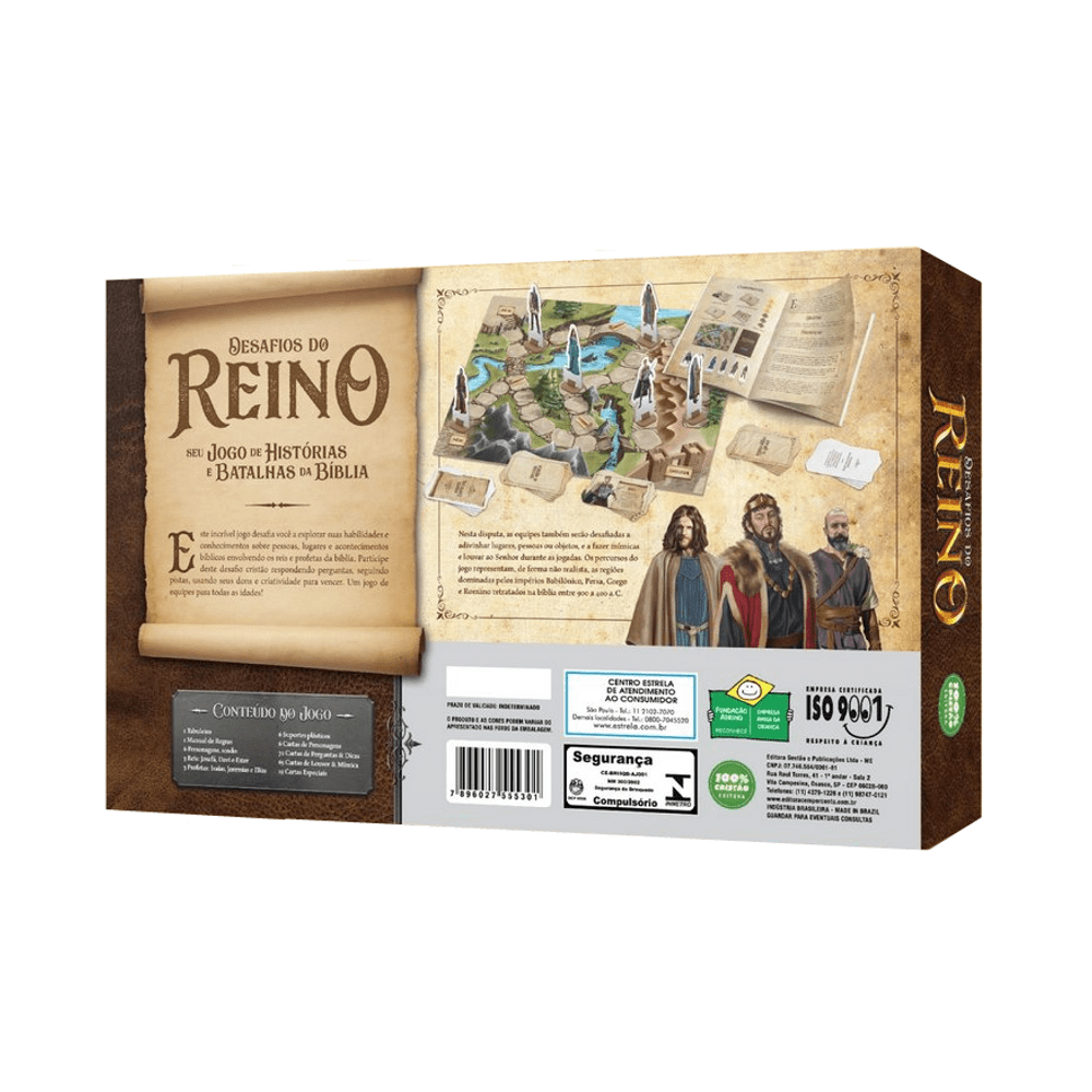 Jogo de Tabuleiro Desafios do Reino – Deflivrariacrista