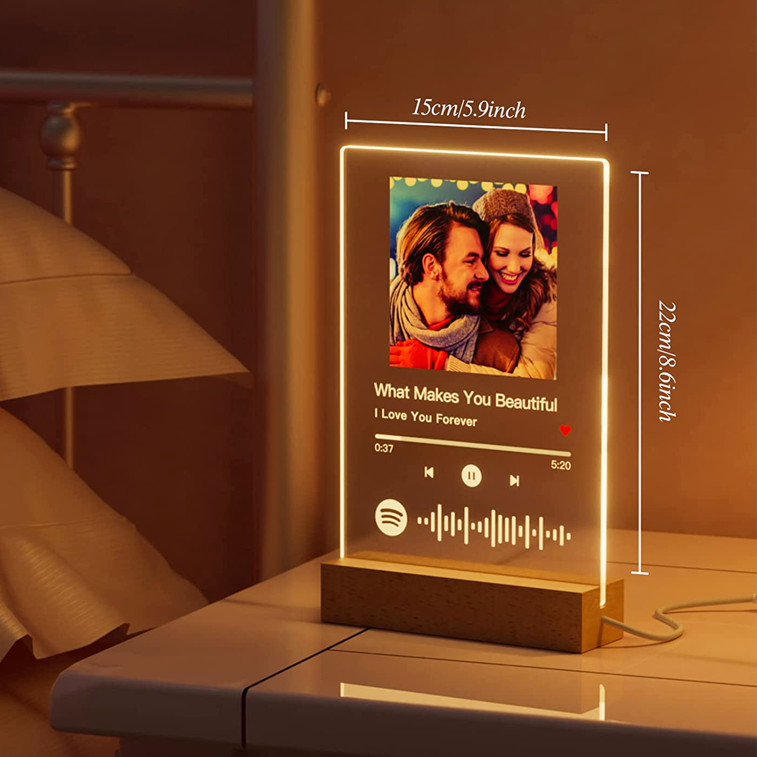 Custom Spotify Song Code Plaque