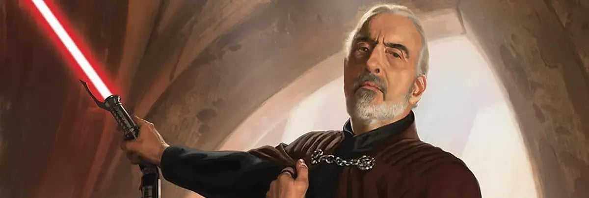 Dooku gróf a fénykardjával