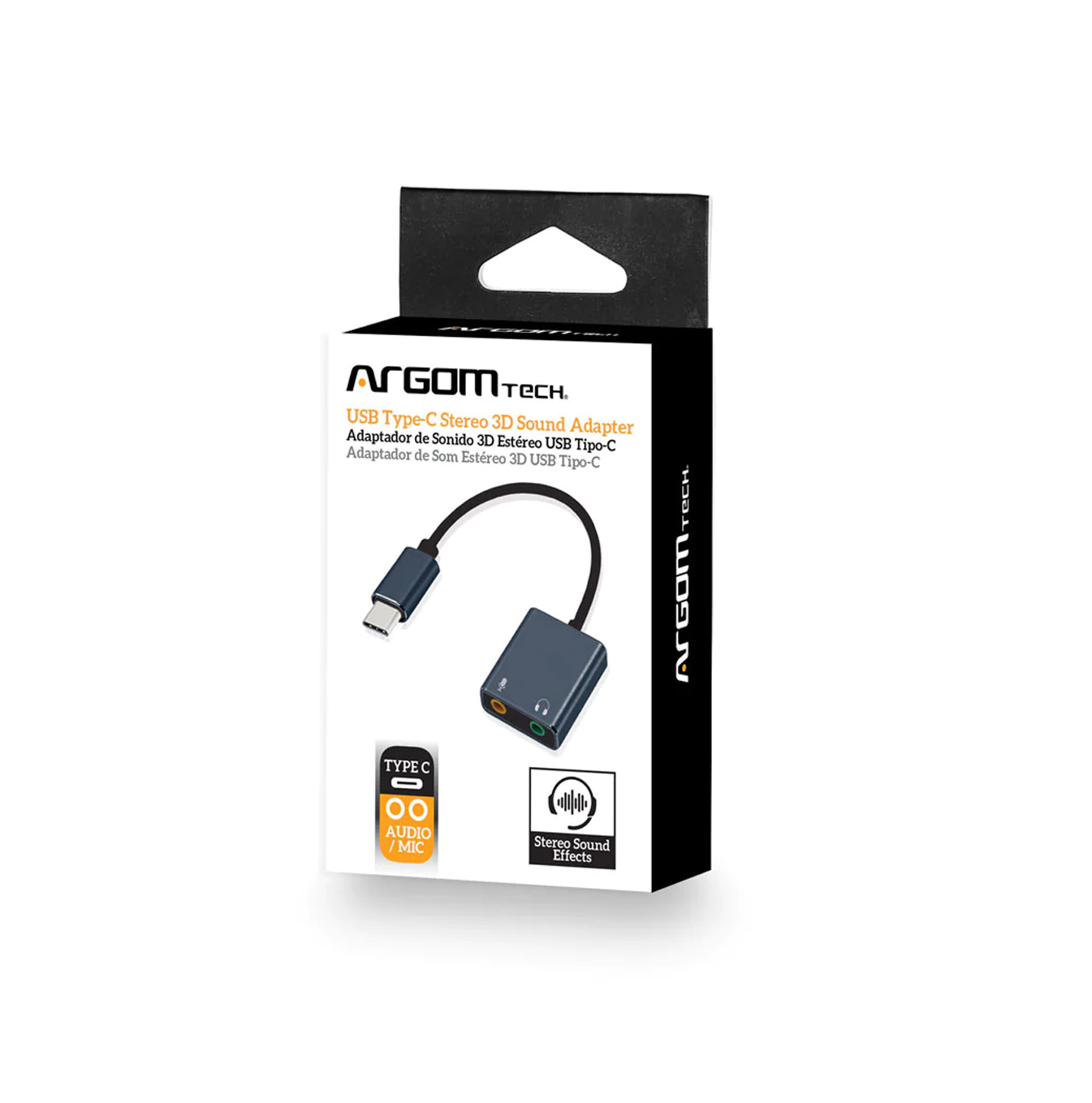 REGLETA ARGOM 3 CONECTORES/2 PUERTOS USB/ ARG-AC-0266WT/ (300500) -  Breaking Technology