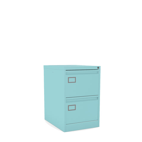 Silverline and Bisley single colour filing cabinets and cupboards