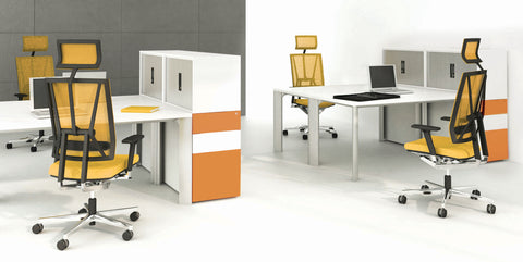 Yellow office furniture