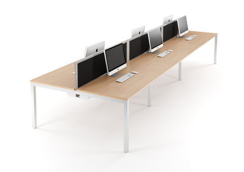 Tangent Relay 6 Person bench Desk