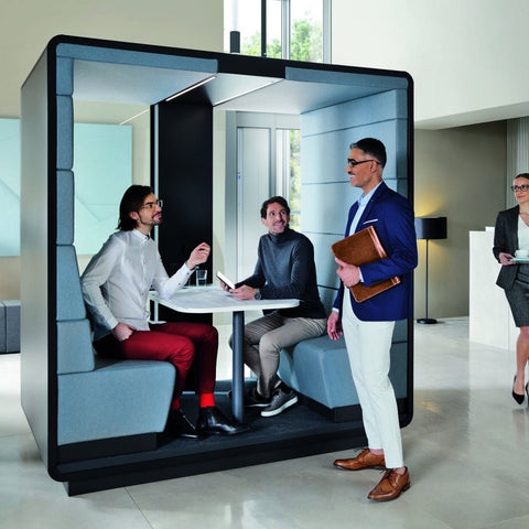 Hush Meet Open Acoustic POD Room  Configure yours in 360° 5 Office Furniture and Home Remote Working