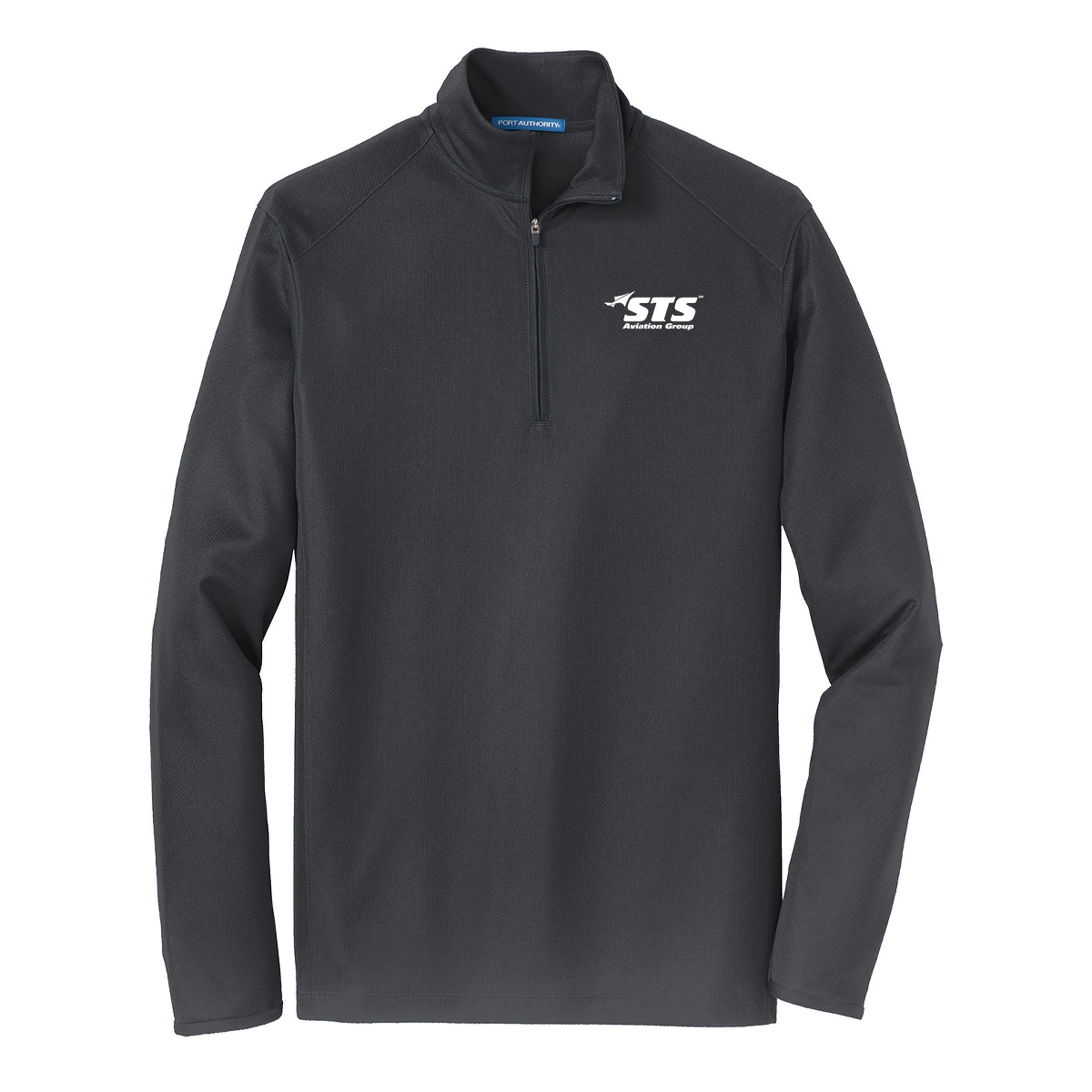 STS Men's Port Authority Pinpoint Mesh 1/2-Zip – STS Aviation Group ...