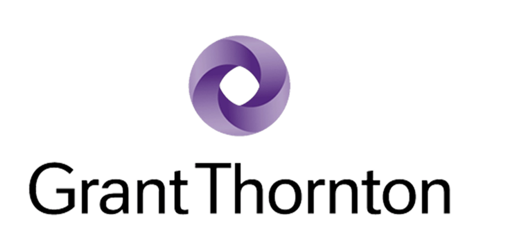 Custom company logo neon sign for Grant Thornton