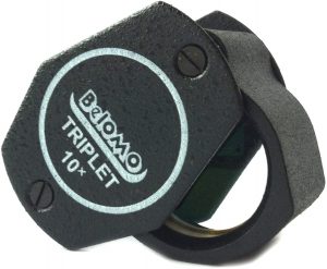 BelOMO 10x Triplet Jewelers Loupe Magnifier