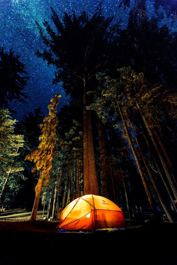 A camping light can make your life easier when camping