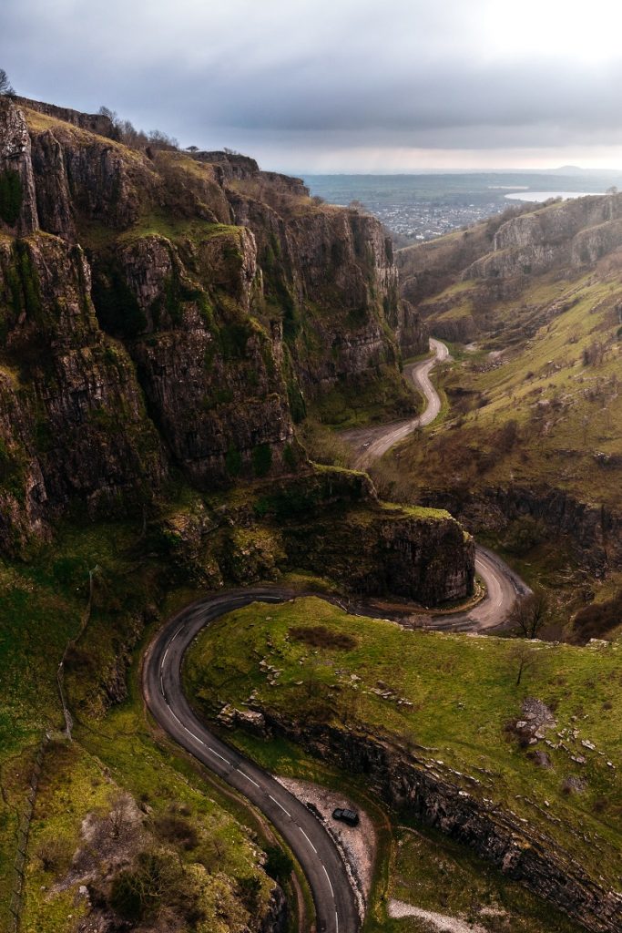 The epic Cheddar Gorge in Somerset