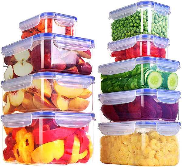 KICHLY Plastic Airtight Food Storage Containers