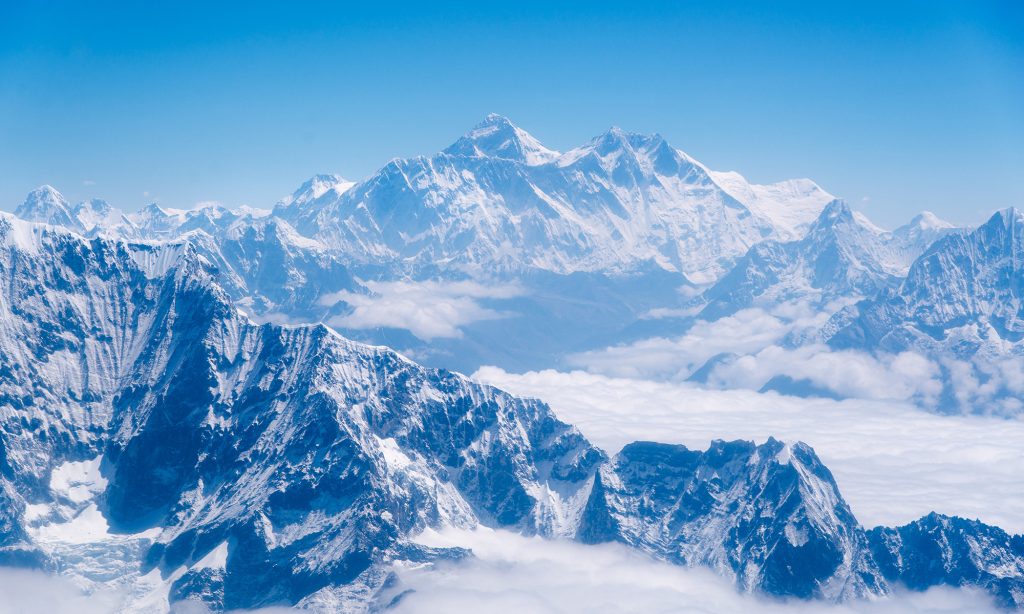 The stunning Mount Everest