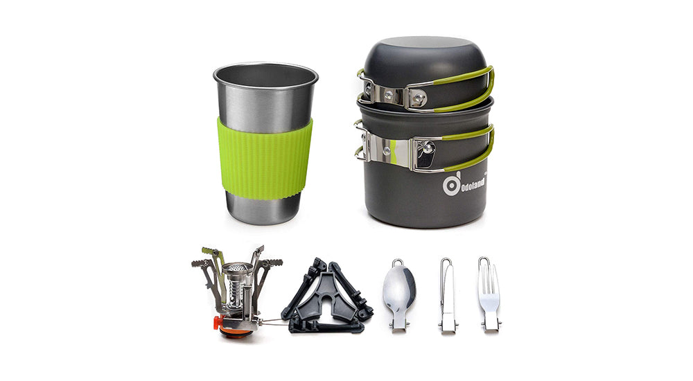 Cool Camping Accessories - Odoland Camping Cookware Kit