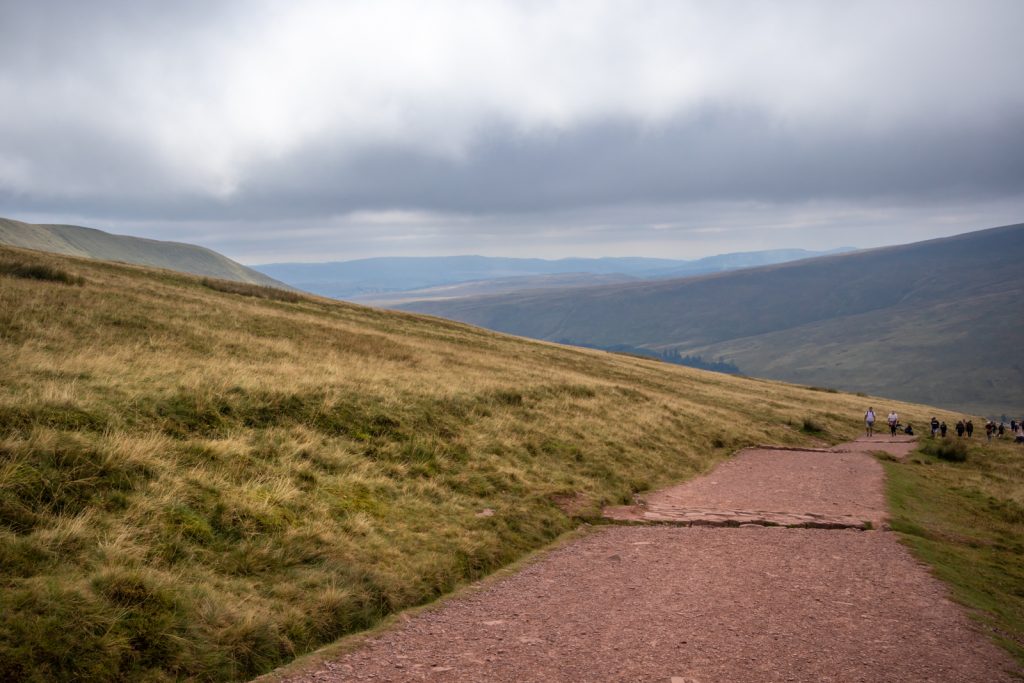 Views from the Pont ar Daf trail to Pen-Y-Fan