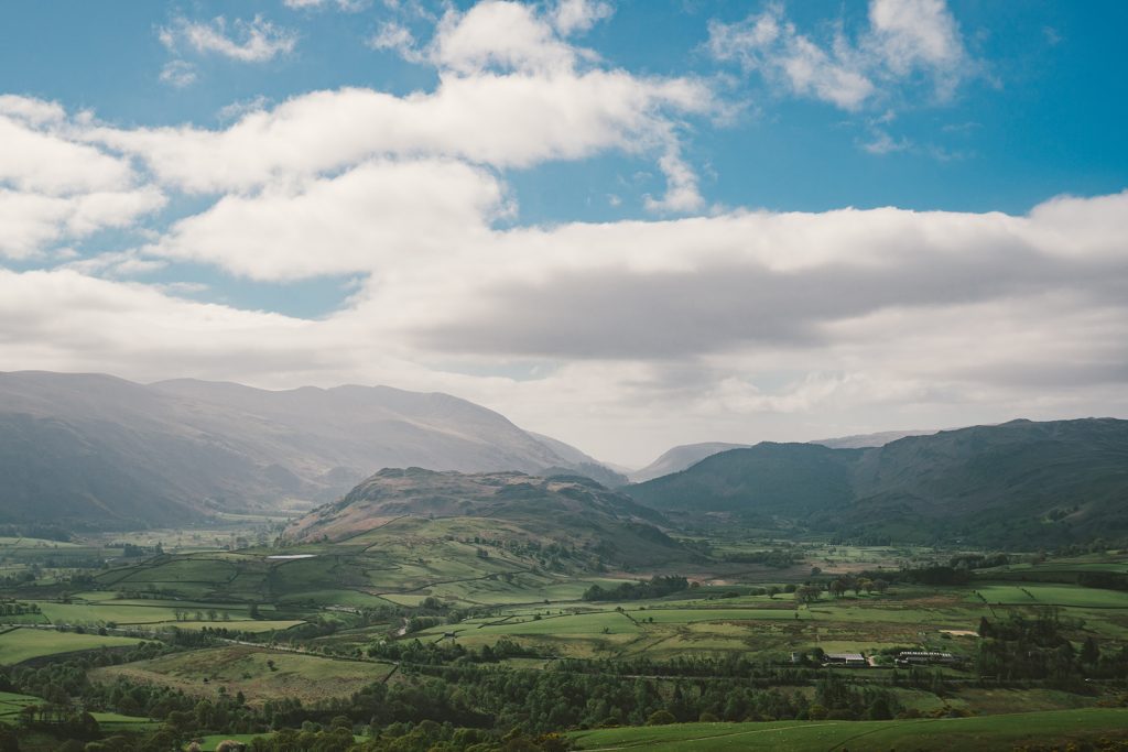 The mighty range of Skiddaw near Keswick