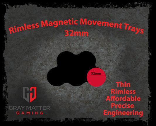 32mm Staggered Magnetic Movement Tray - Products – Gray Matter Gaming