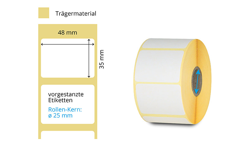 TT-Etiketten Z1-TT, 48x35mm