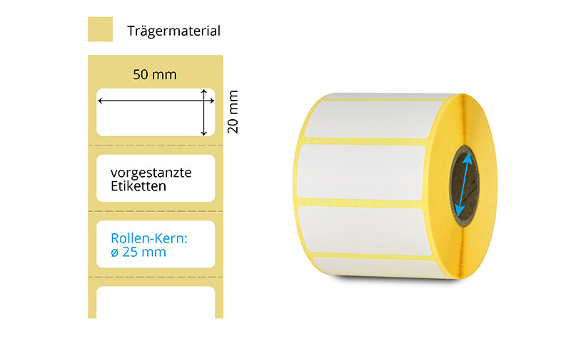 TT-Etiketten SMC-TT-R378, 50x20mm