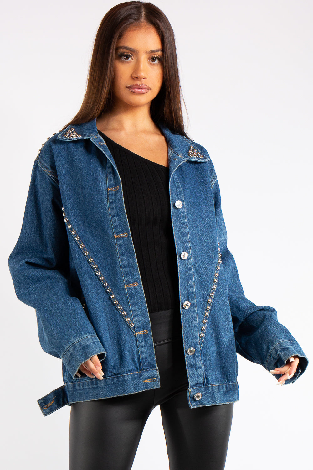 Kaiya Blue Rock & Roll Denim Jacket – Miss Hussy