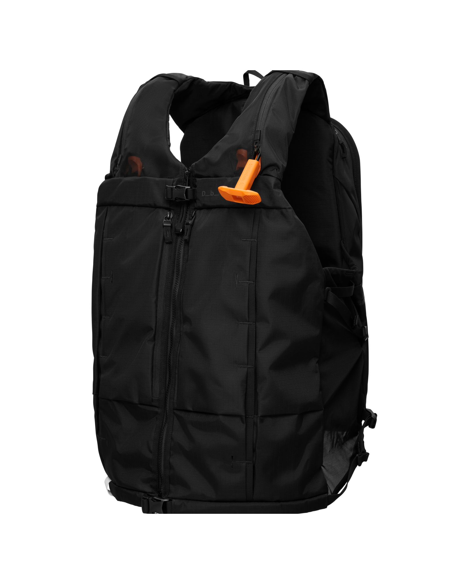 Snow Pro Vest 8L with Safeback - Black Out