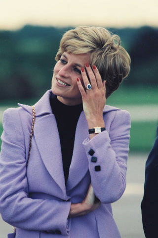 Princess Diana with Cartier Tank Must