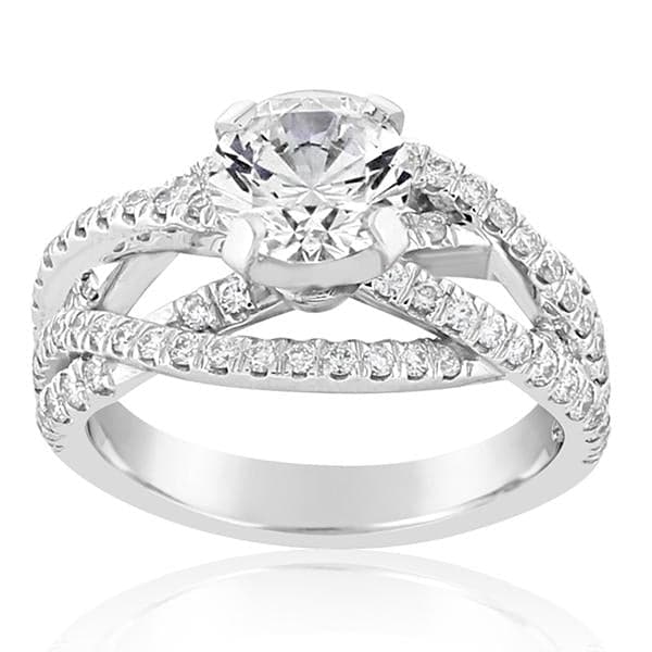 Woven Diamond Engagement Ring – Reis-Nichols Jewelers