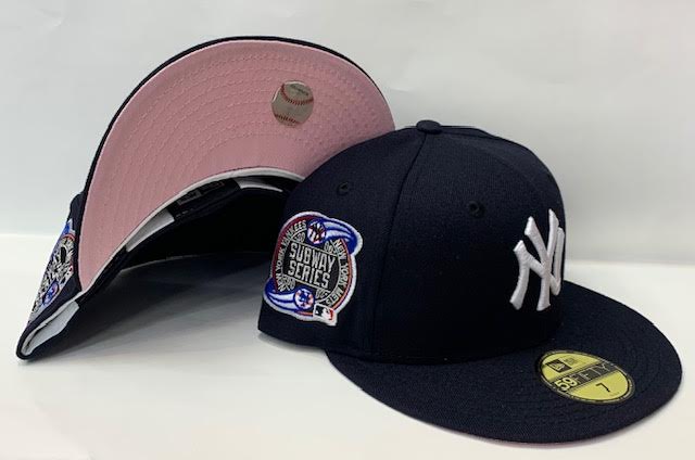 fitted with pink brim