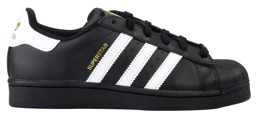 Real el propósito vehículo Adidas Superstar Foundation J (GS) "Black White" – FCS Sneakers